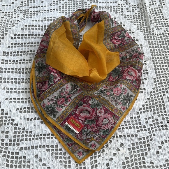 Kenzo Paris scarf/handkerchief - Picture 5 of 6